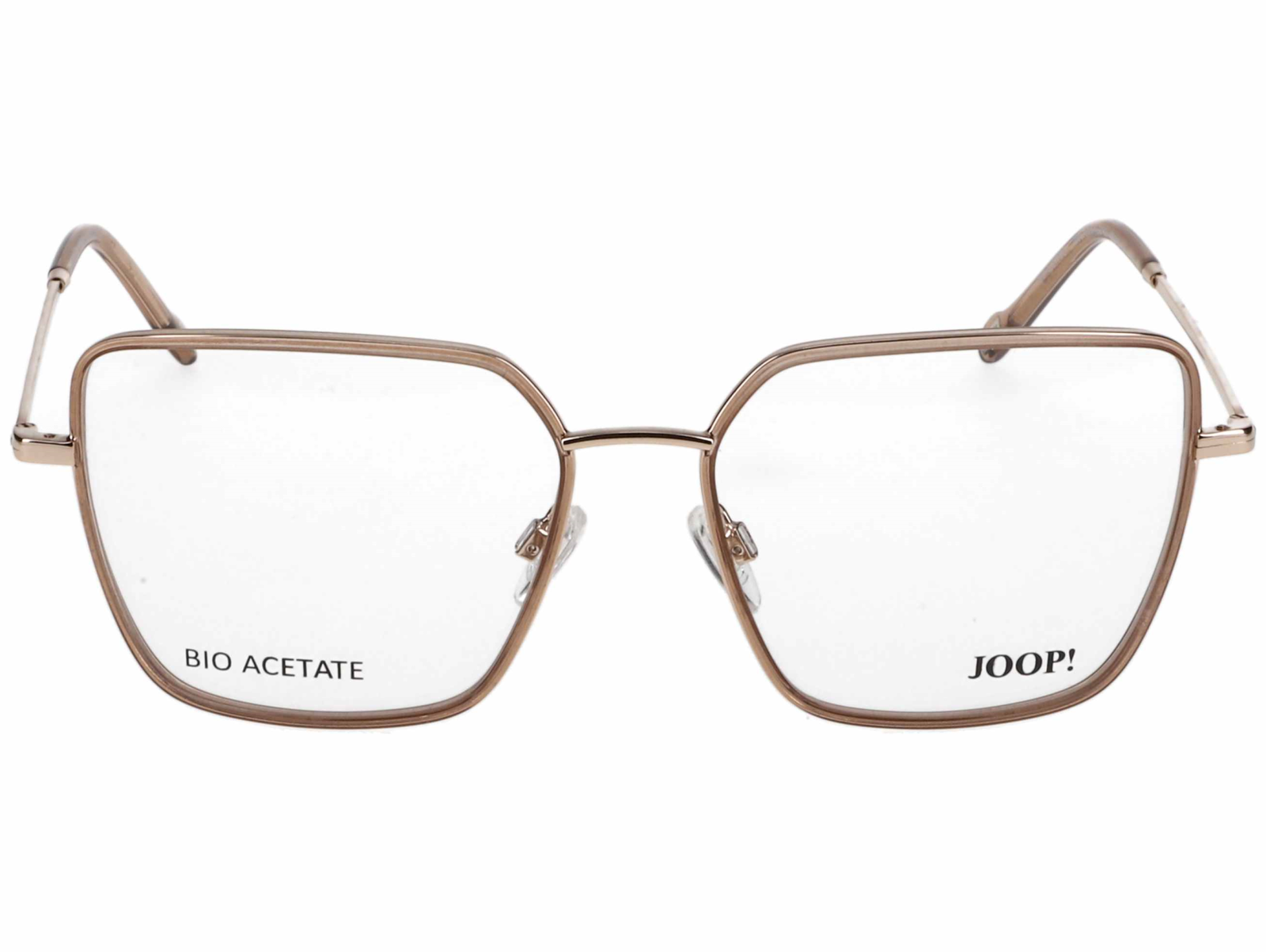 Das Bild zeigt die Brille 3344 2160 der Marke Joop in braun frontal von vorne.